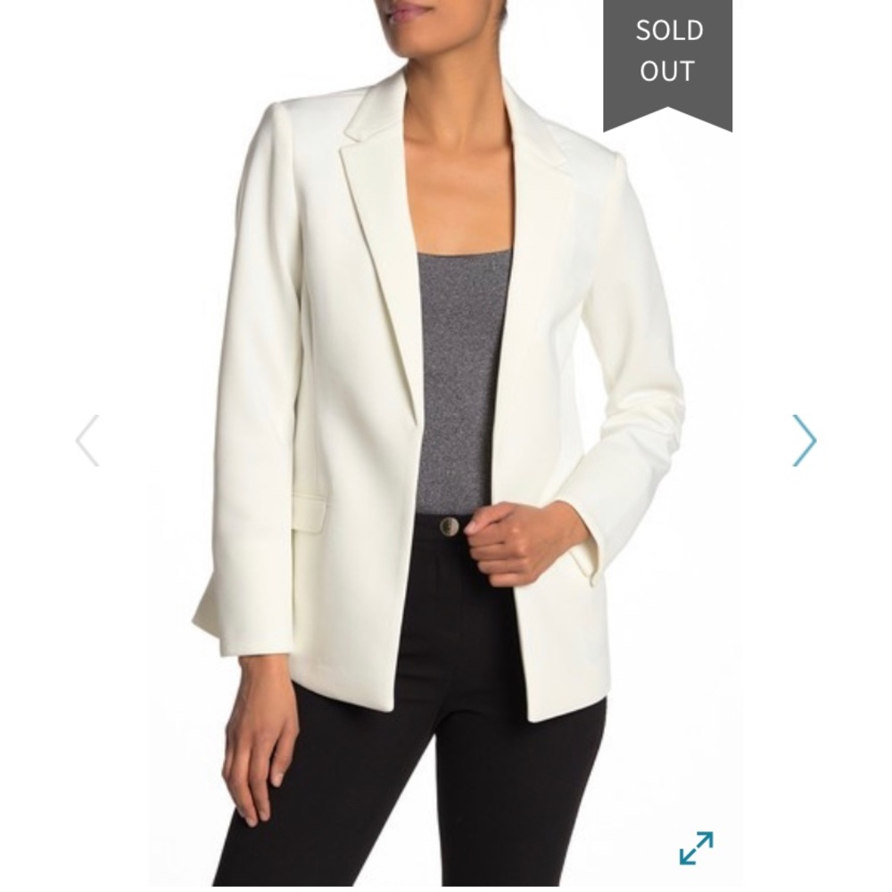 T Tahari White Blazer